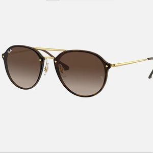 Ray Ban Blaze Double Bridge Brown Gradient